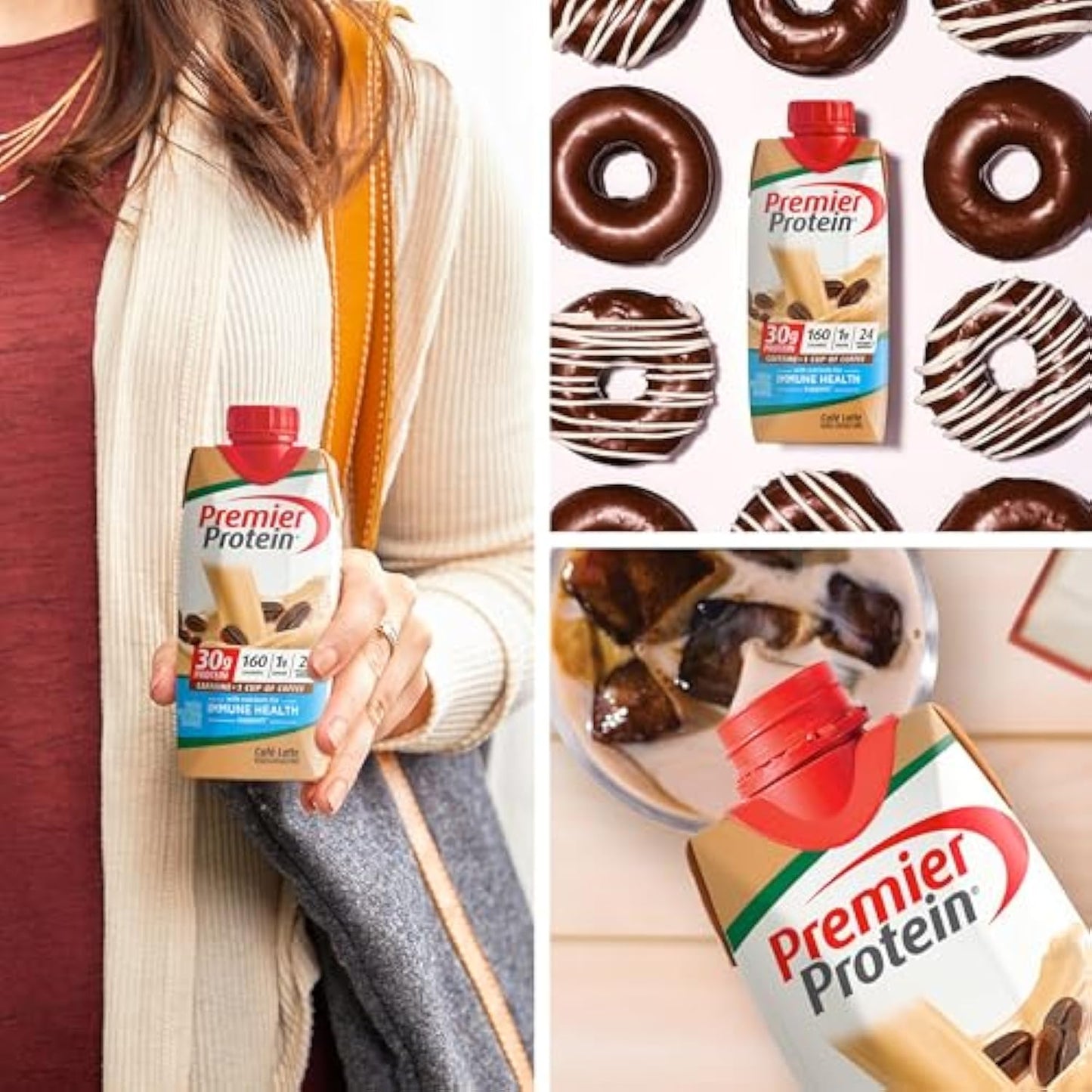 Premier Protein Protein Shake, Chocolate Peanut Butter, 30g Protein, 1g Sugar, 11 fl oz Pack of 12(Flavor order notes)